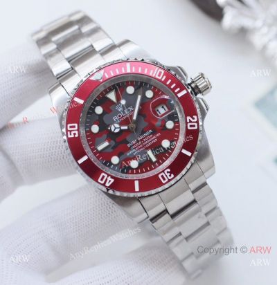 High Quality Copy Rolex Submariner Citizen Camouflage Dial Stainless Steel Watches